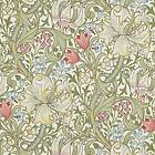 Morris & Co. Tapeter olden Lily Green/Red 216460