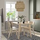 IKEA LISABO / Bord och 4 stolar 140x78 cm