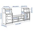 IKEA HAUGA Tv-/förvaringskombination 277x46x116 cm