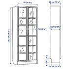 IKEA BILLY / OXBERG Bokhylla 80x30x202 cm