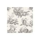 Casadeco Les Belles Toiles de Jouy Scene D'Été Noir Fusain, 0,53x10,05 LBTJ87919612