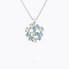 Caroline Svedbom Kassandra Halsband/ Blue Combo (Rhodium)