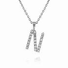 Caroline Svedbom Mini Letter N Halsband (Rhodium)