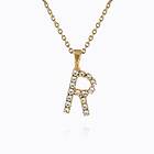 Caroline Svedbom Mini Letter R Halsband (Guld)