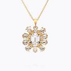Caroline Svedbom Peony Halsband/ Crystal (Guld)