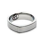 by BILLGREN Ring, fyrkantig, silver 5610 22 mm