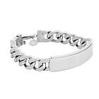 by BILLGREN Stålarmband, gravyr, silver 8206 Med-gravyr-349kr