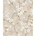 Casadeco Delicacy Spring Flower Taupe/Noir DELY85392327