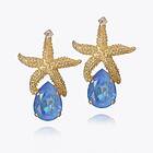 Caroline Svedbom Sea Star Drop Örhängen / Ocean Blue Delite (Guld)