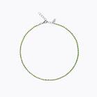 Caroline Svedbom Siri Halsband/ Peridot (Rhodium)