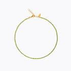 Caroline Svedbom Siri Halsband/ Peridot (Guld)