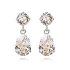 Caroline Svedbom Örhängen Mini Drop Crystal (Rhodium)