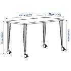 IKEA LAGKAPTEN / KRILLE Skrivbord 120x60 cm