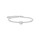 Thomas Sabo Armband hjärta med stenar silver A1992-051-14