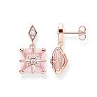 Thomas Sabo Stiftörhängen Rosa Sten Med Stjärna H2108-417-9
