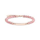 Thomas Sabo Armband rosa pärlor roséguld A2042-415-9