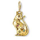 Thomas Sabo Charm Hängsmycke Katt Stjärnbild guld 1838-471-7