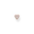 Thomas Sabo Individuellt Stiftörhängen Hjärta Med Pavé Silver- H2145-051-14