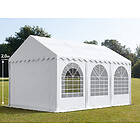 TOOLPORT Pro Ultra 3x6 m partytält, med bottenram, PVC 800, brandsäker
