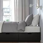 IKEA NORDLI Sängstomme med förvaring 90x200 cm