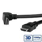 Roline HDMI - HDMI High Speed with Ethernet (down angled) 2m