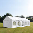 TOOLPORT Pro Plus 4x10 m partytält, med bottenram, PVC 750