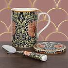 William Morris Pimpernel Blush Presentset med mugg, glasunderlägg & tesked