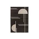 Florence Modern Wiltonmatta Rektangulär 160x230 cm Svart 24383
