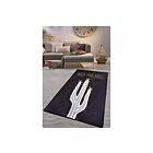 Chilai Teppe 200x290 cm Sort/Vit 882CHL2344