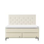 Englesson BEDS IMPRESSION KONTINENTAL HIGH FRAME Medium Pearl 180x210cm