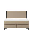 Englesson BEDS SUPERIOR KONTINENTAL HIGH FRAME Fast Almond 180x200cm