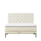 Englesson BEDS MASTER KONTINENTAL LOW FRAME Säng, Flexible Comfort Zones Pearl 160x200cm