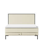 Englesson BEDS SUPERIOR KONTINENTAL LOW FRAME Fast Pearl 180x210cm