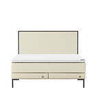 Englesson BEDS SUPERIOR KONTINENTAL LOW FRAME Medium Pearl 160x210cm