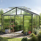 GFP Asteria 22 Pro Premium Växthus, 311 x 311 cm, Standard aluminium