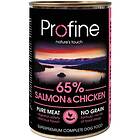 Profine Dog 65% Salmon & Chicken 12x400g