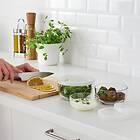 IKEA BESTÄMMA Matlåda med lock, set om 3 Antal i förpackning: 3 styck