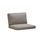 Cane-Line Connect dynsats loungefåtölj/enkel modul Natté taupe