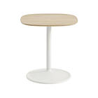 Muuto Soft 45x45cm sidobord Solid oak-Off white H: 48 cm