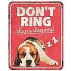Skylt – Don’t ring, dog is sleeping