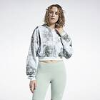 Reebok Classics Cloud Splatter-Print Zip-Up Sweatshirt (Dam)