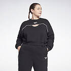 Reebok Piping Crewneck Sweatshirt (plusstorlek) (Dam)