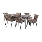 Möbelset ANDROS bord och 6 chairs 180x90xH75cm K21173