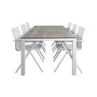 Venture Home Llama Matgrupp 205cm 6 Alina Matstolar Sort/Grå GR21948