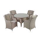 Möbelset PACIFIC med 4-chairs D120xH75cm K10495