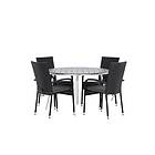 Venture Home Break Matgrupp Rund 120 cm 4 Anna Matstol GR22692