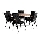 Comfort Garden Lines Matgrupp 6 LAS Vegas Karmstolar m Dyna Sort/Teak