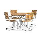 Comfort Garden Arild Matgrupp 110 Rund 4 Chairs Akacia