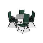 Comfort Garden Monaco Matgrupp 152-210x90 6 Maggie Positionsstol m Dyna Sort/Grö