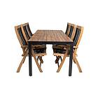 Venture Home Bois Matgrupp 200cm 6 Peter Positionsstolar Vit GR18367